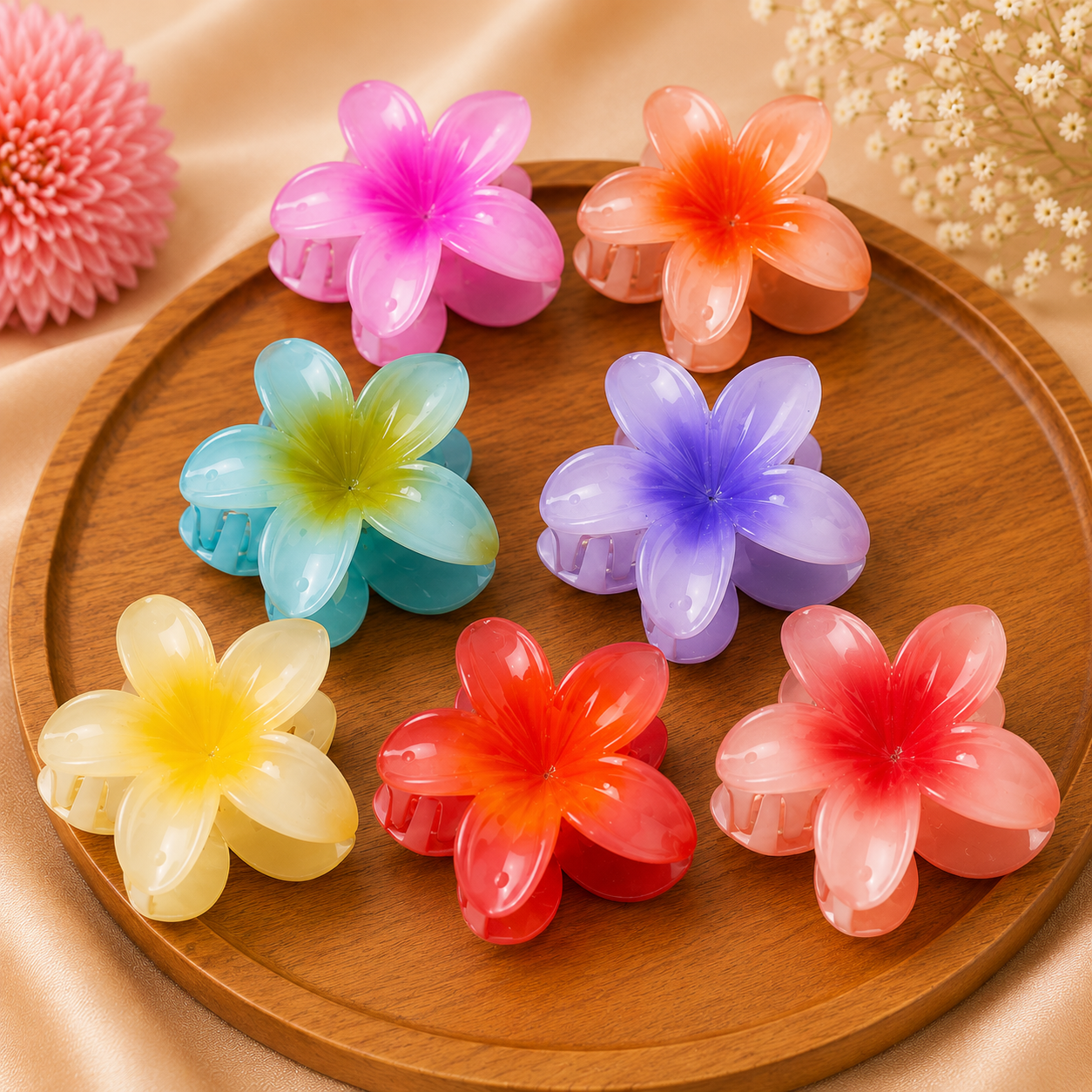 Rakhi Hamper Flower Claw Clip